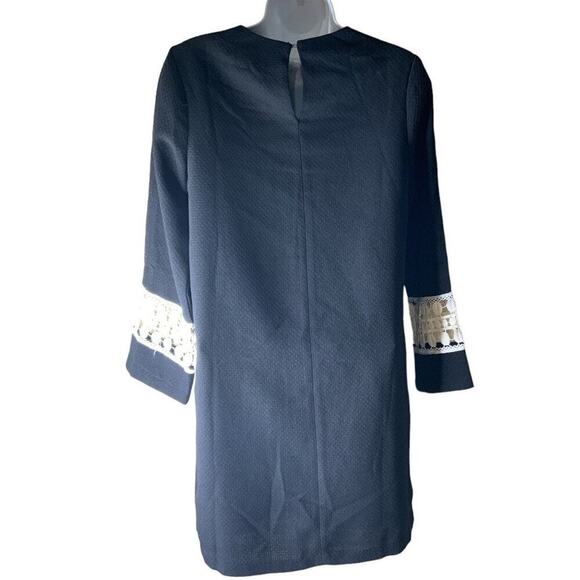 English Factory Dress Women's Size Small Embroidered Accent Style A-Line - Picture 4 of 13